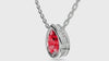 Ruby Pendant Necklace